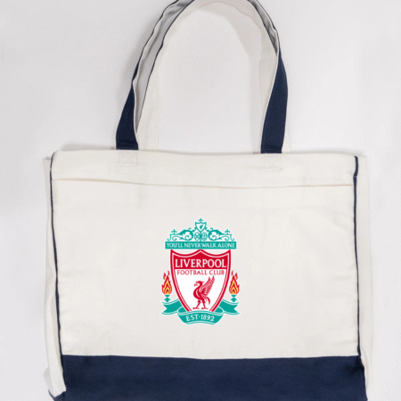 Liverpool Football Club Logo Trimmed Tote Bag