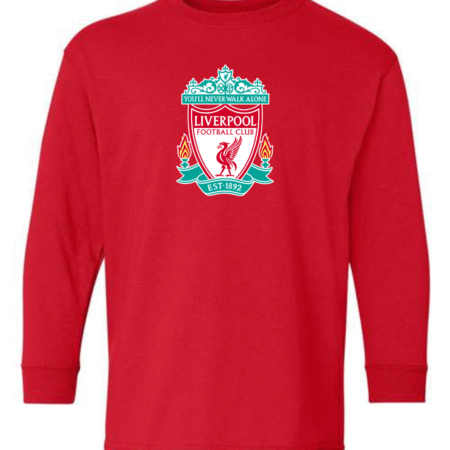 Liverpool FC Crest Youth Long Sleeve T-Shirt
