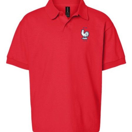 France National Team Rooster Logo Youth Polo Shirt