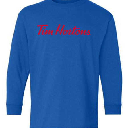 Tim Hortons Logo Youth Long Sleeve T-Shirt
