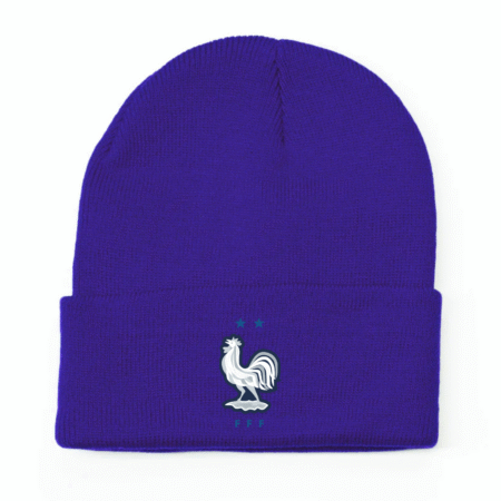 France National Football Team Rooster Logo Knit Beanie