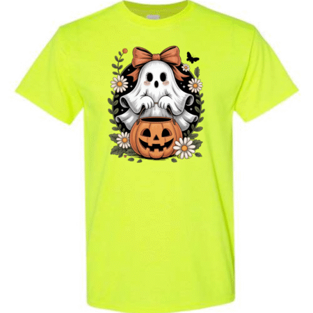 Floral Boo Ghost Men’s T-Shirt