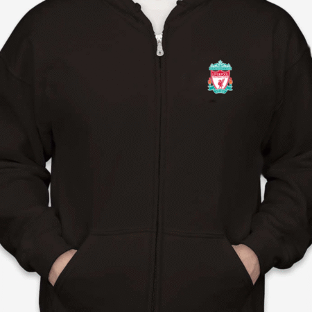 Official Liverpool FC Crest Unisex Full-Zip Hoodie