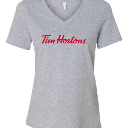 Tim Hortons Logo Women's V-Neck Tee