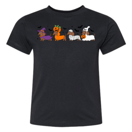 Wiener Dog Halloween Party Halloween Toddler T-Shirt
