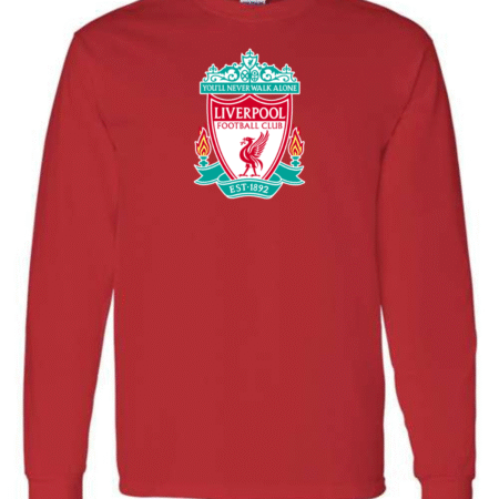 Classic Liverpool FC Crest Men’s Long Sleeve T-Shirt