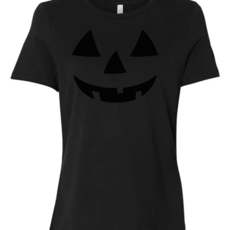 Jack O Lantern Face Women’s T-Shirt Halloween