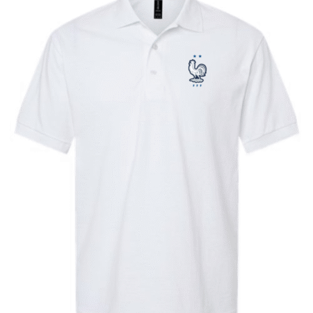France National Football Team Rooster Logo Men’s Polo Shirt