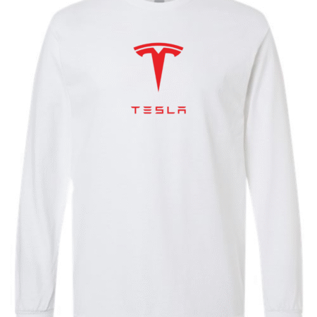 Classic Tesla Logo Men's Long Sleeve T-Shirt