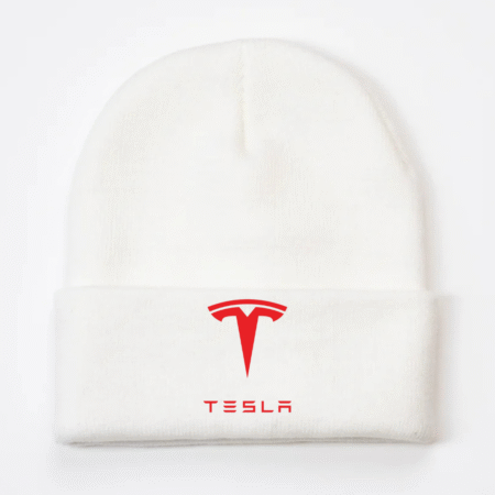 Tesla Logo Knit Beanie