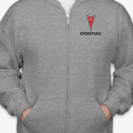 Classic Pontiac Logo Unisex Full-Zip Hoodie