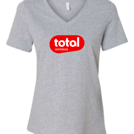 Total Wireless Inspired Women’s V-Neck T-Shirt  Bella Canvas