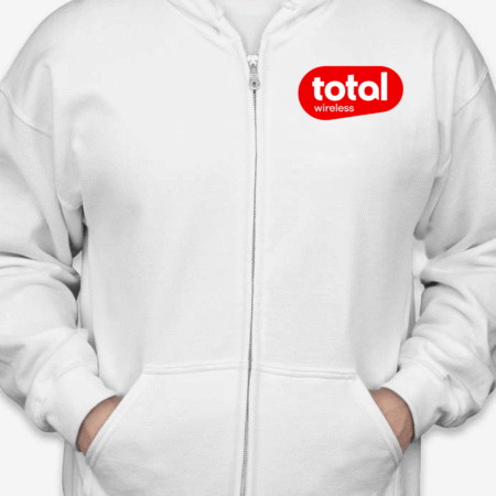Classic Total Wireless Logo Unisex Full-Zip Hoodie
