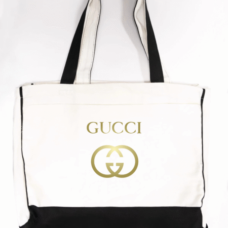 Gucci GG Logo Trimmed Tote Bag