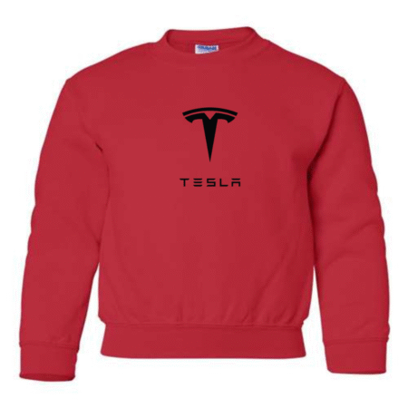 Tesla Logo Youth Sweatshirt