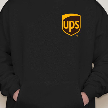UPS Shield Logo Unisex Pullover Hoodie