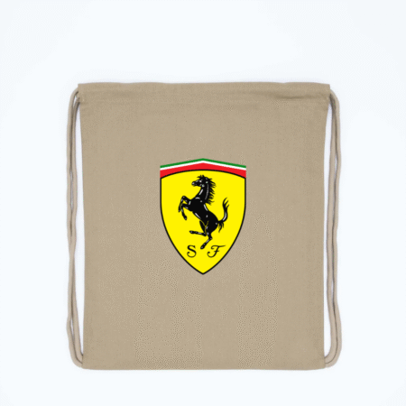 Ferrari Shield Logo Drawstring Backpack