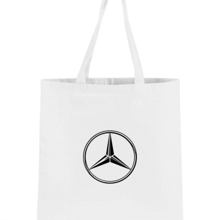 Mercedes-Benz Logo Canvas Tote Bag