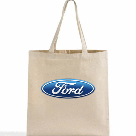 Ford Logo Canvas Tote Bag