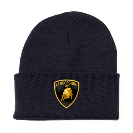 Lamborghini Logo Knit Beanie