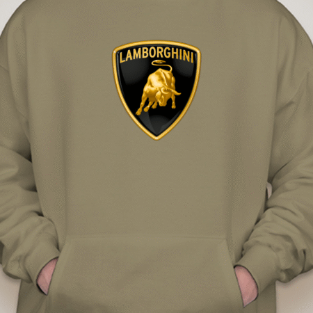 Classic Lamborghini Bull Crest Unisex Pullover Hoodie