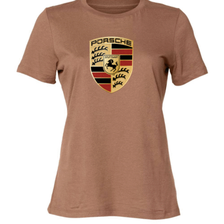 Porsche Crest Logo Bella Canvas Women’s T-Shirt