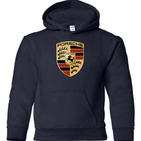 Porsche Crest Logo Youth Hoodie