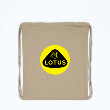 Lotus Sports Car Logo Drawstring Backpack