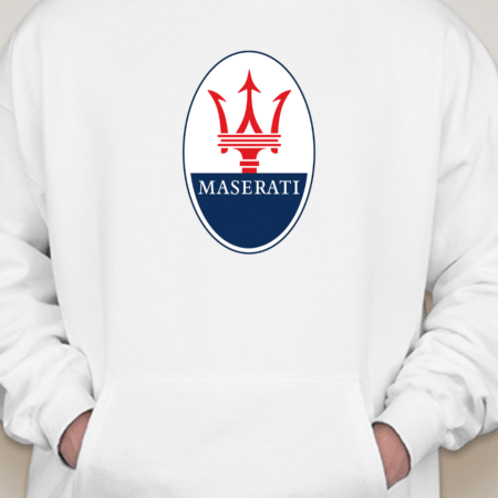 Classic Maserati Trident Logo Unisex Pullover Hoodie