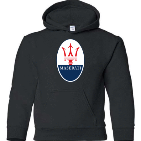 Maserati Logo Youth Hoodie
