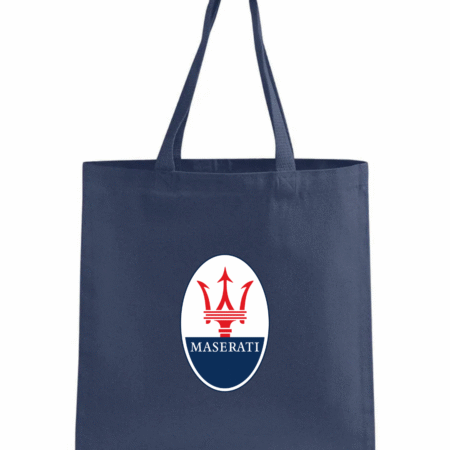 Maserati Logo Canvas Tote Bag