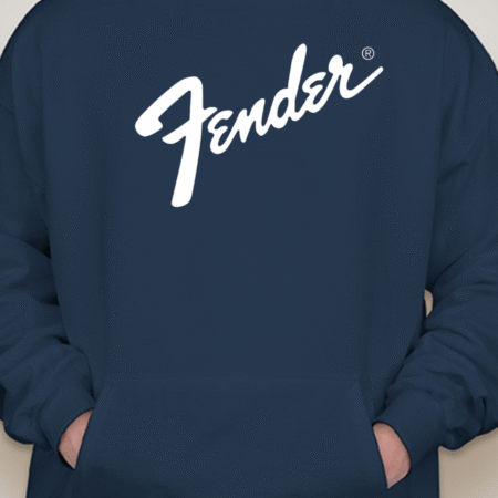 Classic Fender Logo Unisex Pullover Hoodie