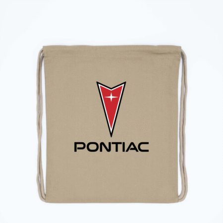 Pontiac Arrowhead Logo Drawstring Backpack