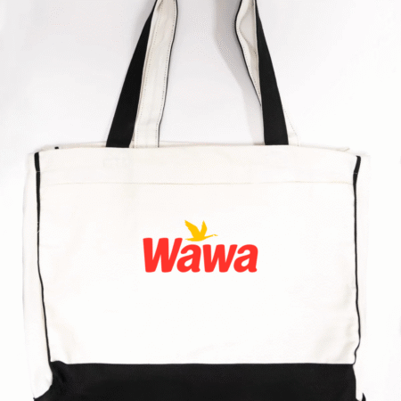 Wawa Logo Trimmed Tote Bag