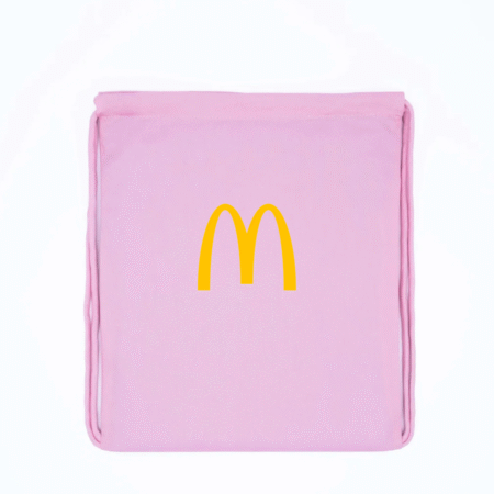 McDonald’s Golden Arches Logo Drawstring Backpack