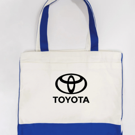 Toyota Logo Trimmed Tote Bag