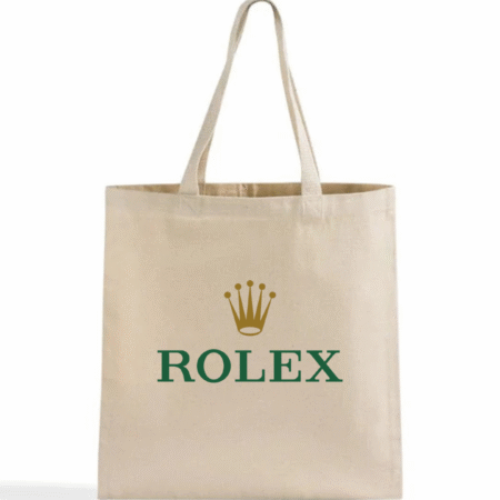 Rolex Logo Canvas Tote Bag