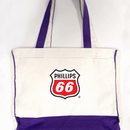 Phillips 66 Logo Trimmed Tote Bag