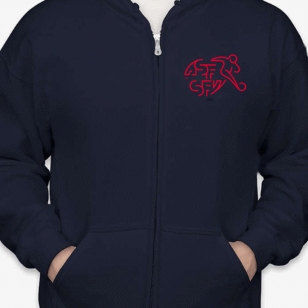 Switzerland Zip Hoodie Unisex Full-Zip Football Fan Jacket