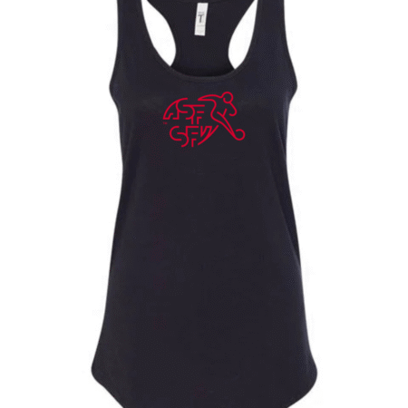 Switzerland Football Association ASF-SFV Logo Women’s Racerback Tank Top