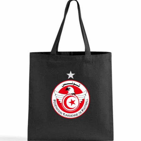Tunisia Football Team Logo Canvas Tote Bag