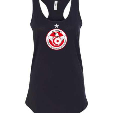 Tunisia Football Federation Logo Womenâs Racerback Tank Top