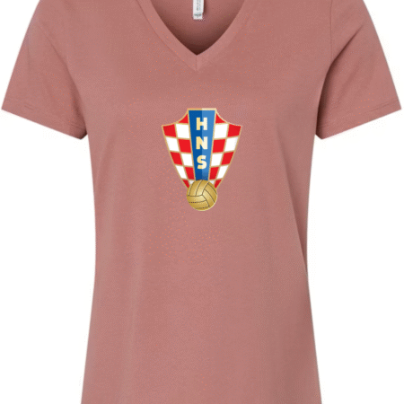 Croatia Soccer Women’s V-Neck T-Shirt