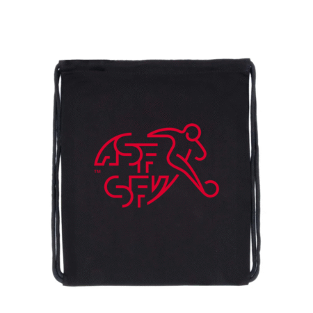 Switzerland Football Team Logo Drawstring Bag
