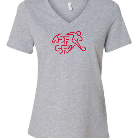 Switzerland Soccer Women’s V-Neck T-Shirt