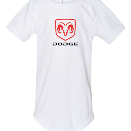 Dodge Baby Bodysuit Automotive Logo Infant Outfit