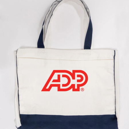 ADP Logo Trimmed Tote Bag