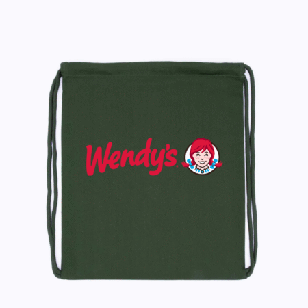 Wendy’s Logo Drawstring Bag
