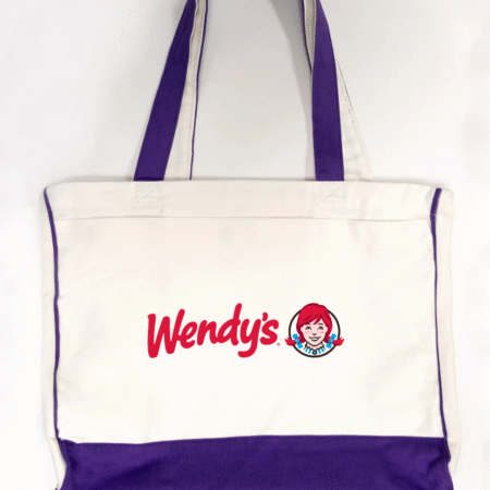 Wendy's Logo Trimmed Tote Bag