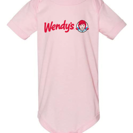 Wendy’s Logo Baby Bodysuit Fast Food Infant Outfit